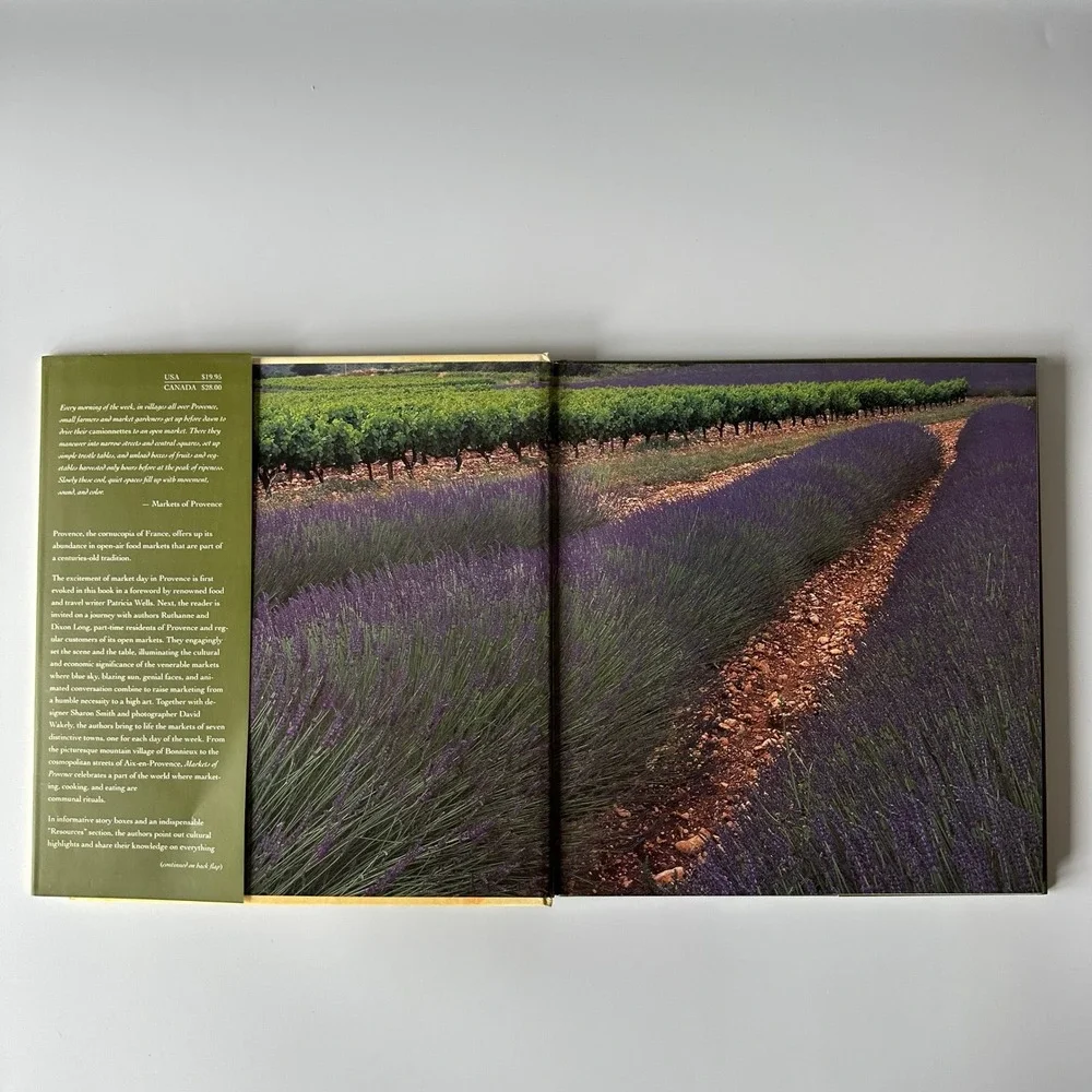 Markets of Provence Long‎ 1996 Hardcover Collins SF Culinary Travel DJ Very Good